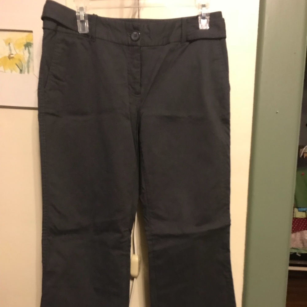 Dahalia Collection sz 8 petites. Dark grey pant